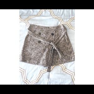 Black and white skort